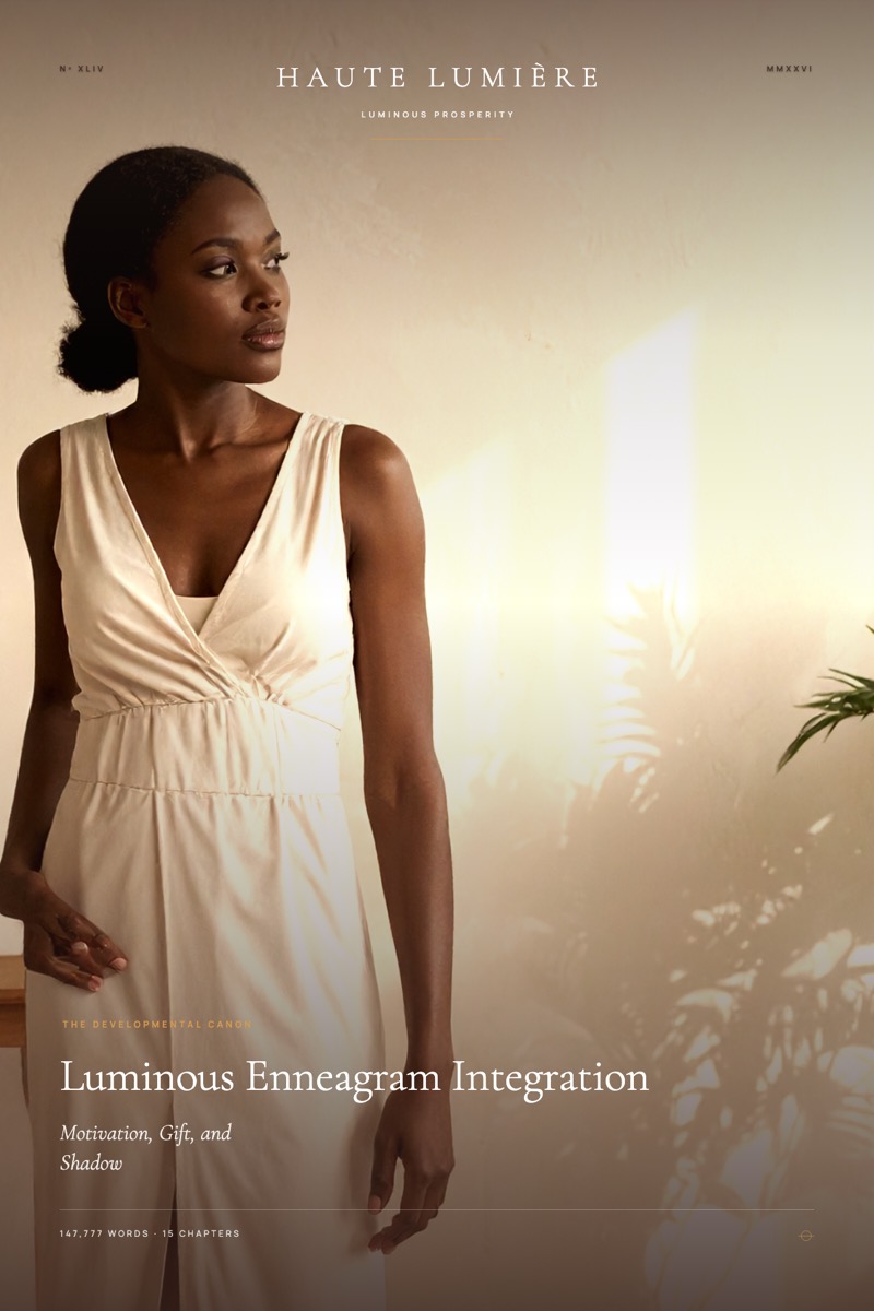 The jacket of Luminous Enneagram Integration™: Motivation, Gift, and Shadow