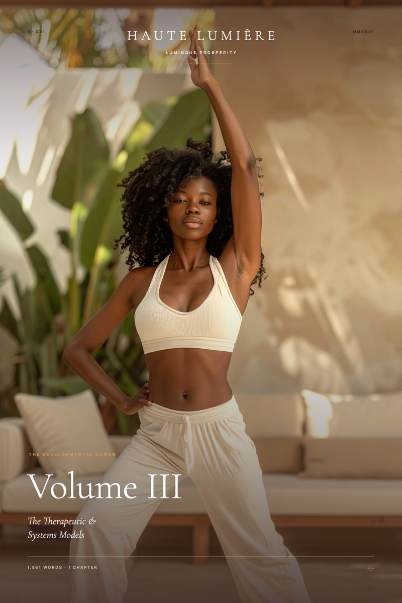 The jacket of Volume III: The Therapeutic & Systems Models